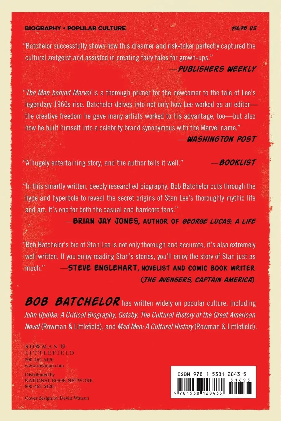 Rückseite: 9781538128435 | Stan Lee | The Man behind Marvel | Bob Batchelor | Taschenbuch | 2018