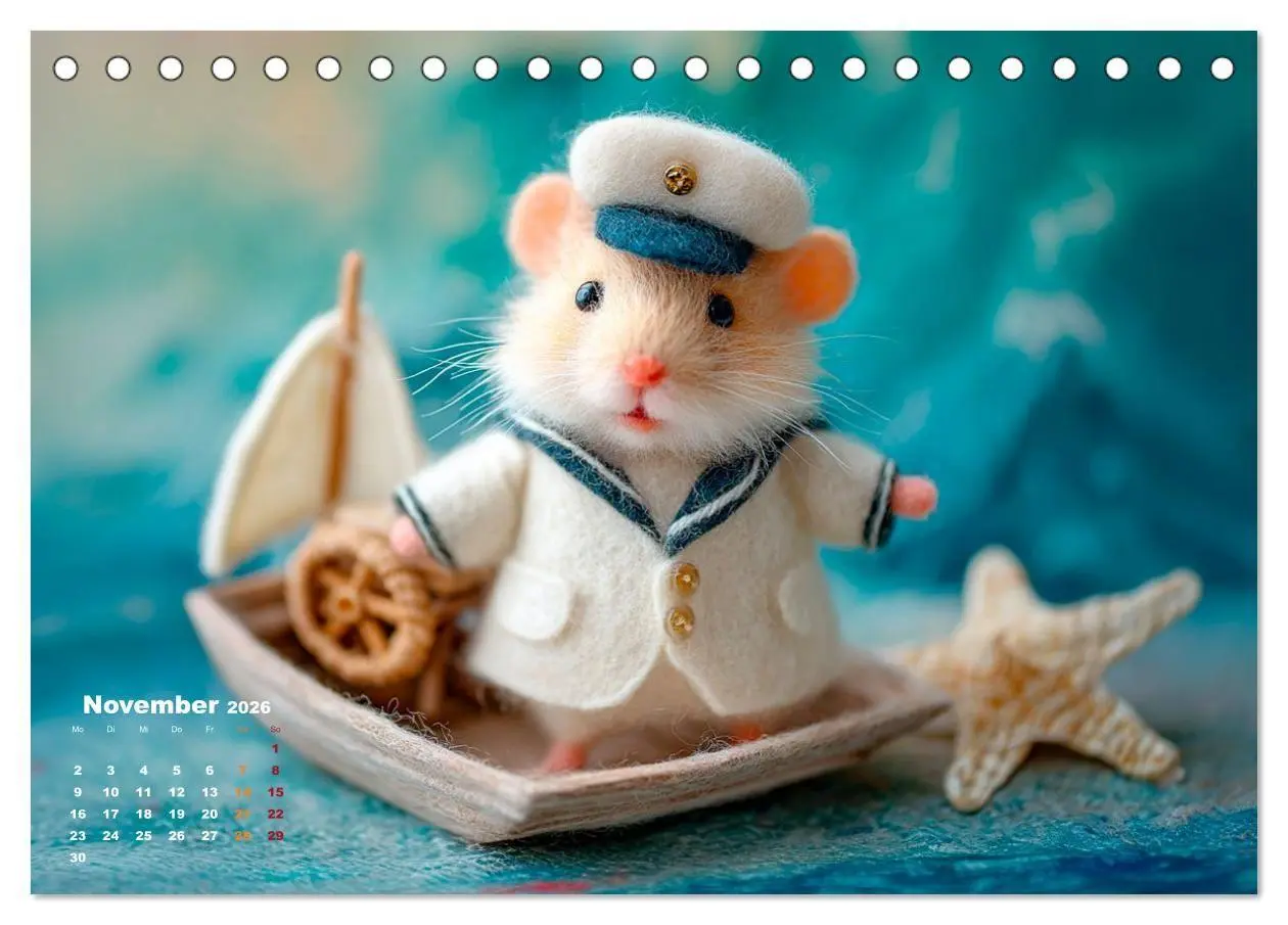 Bild: 9783516698435 | Tierisch flauschige Abenteuerreise (Tischkalender 2026 DIN A5...