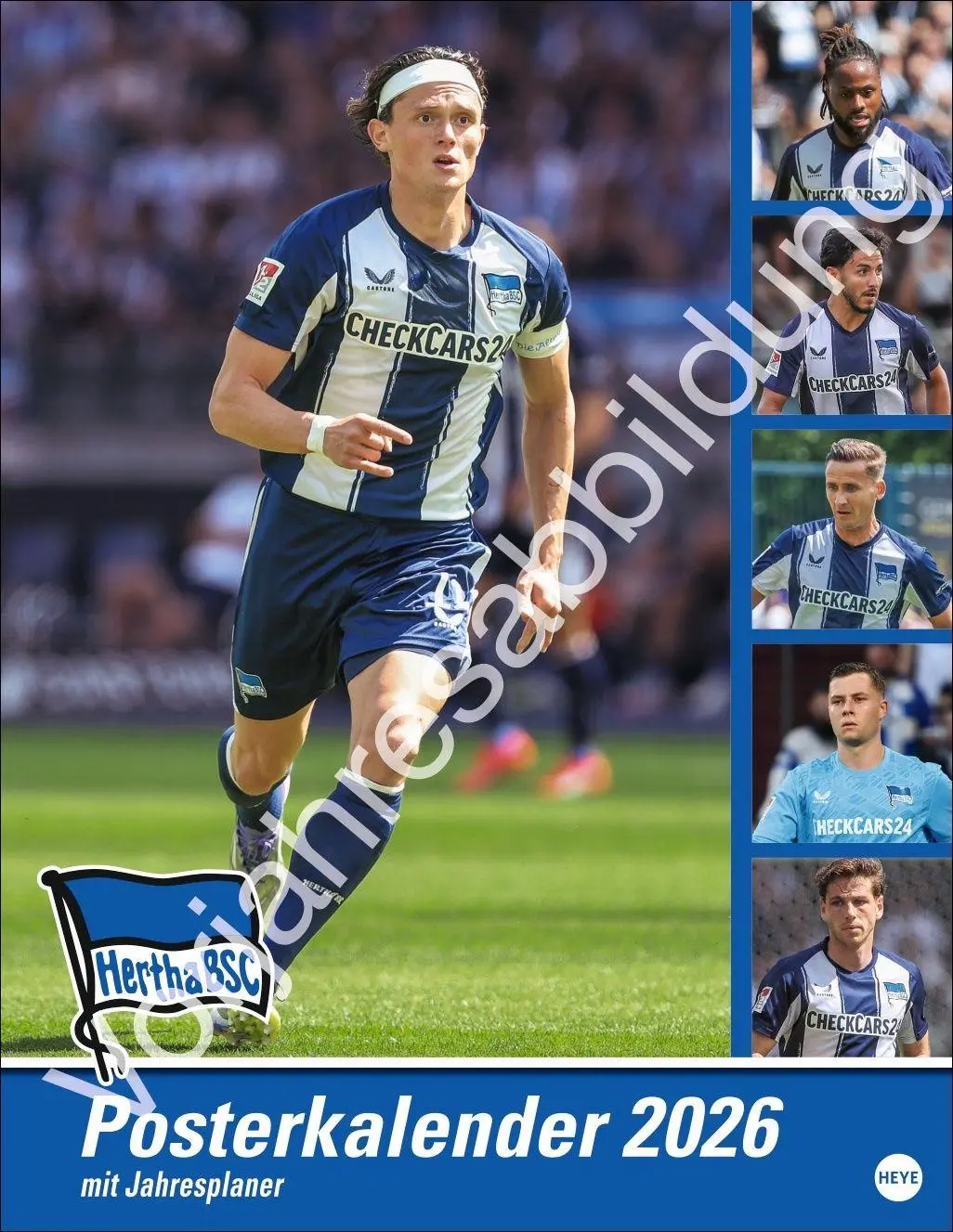 Cover: 9783756418435 | Hertha BSC Posterkalender 2027 | Heye | Kalender | Spiralbindung