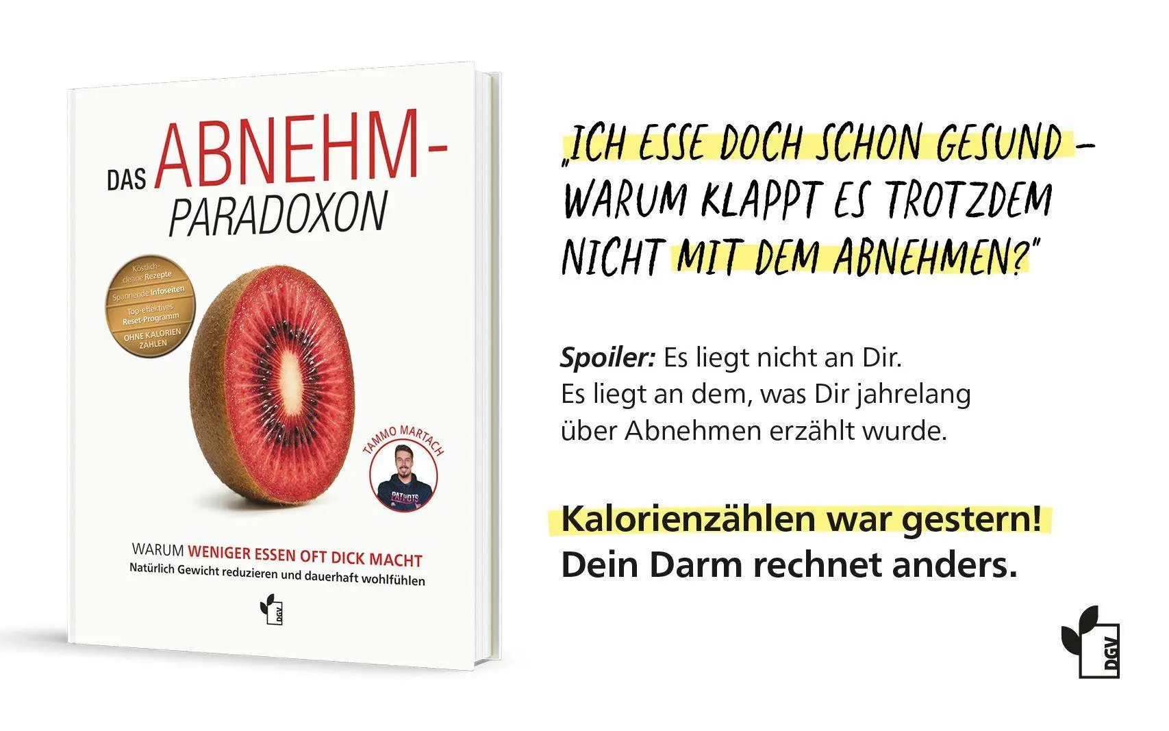 Bild: 9783982758435 | Das Abnehm-Paradoxon - Warum weniger essen, oft dick macht | Martach