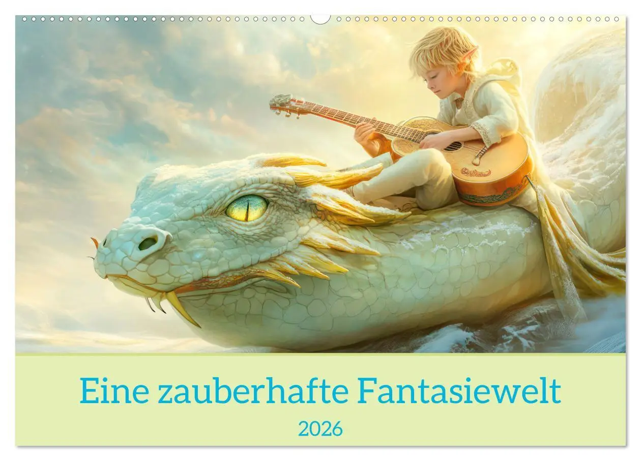Cover: 9783457358535 | Eine zauberhafte Fantasiewelt (Wandkalender 2026 DIN A2 quer),...