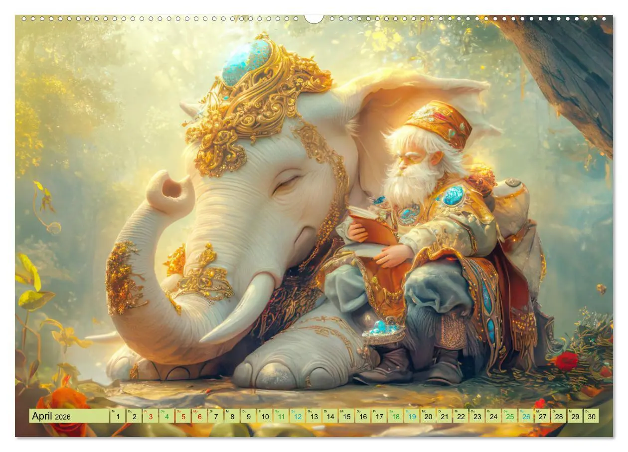 Bild: 9783457358535 | Eine zauberhafte Fantasiewelt (Wandkalender 2026 DIN A2 quer),...