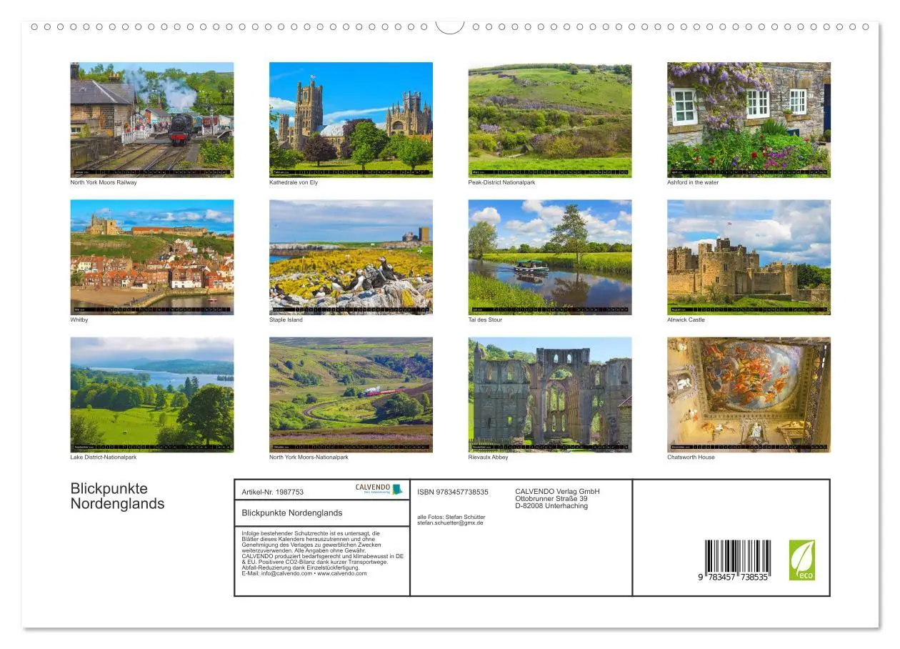 Bild: 9783457738535 | Blickpunkte Nordenglands (hochwertiger Premium Wandkalender 2026...