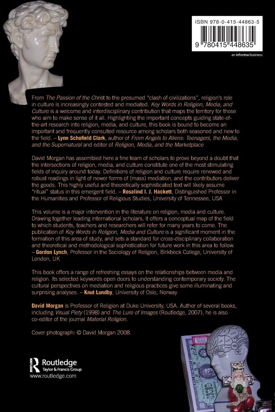 Rückseite: 9780415448635 | Key Words in Religion, Media and Culture | David Morgan | Taschenbuch