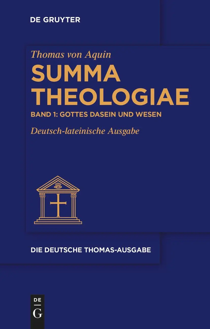 Cover: 9783112658635 | Gottes Dasein und Wesen | I. 1-13 | Buch | Deutsch | 1982 | De Gruyter