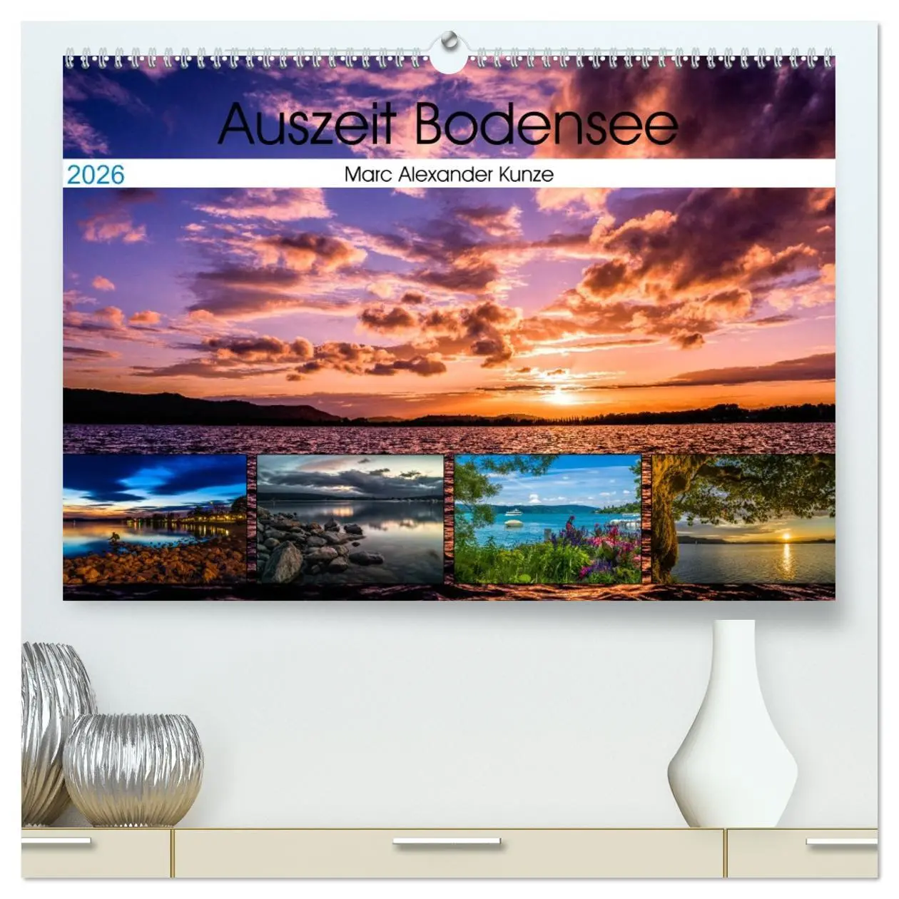 Cover: 9783457718735 | Auszeit Bodensee (hochwertiger Premium Wandkalender 2026 DIN A2...