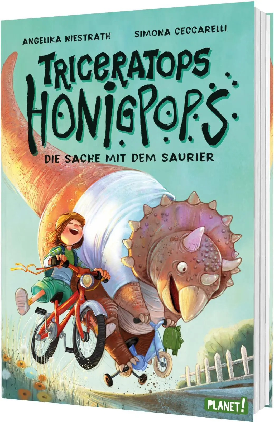 Cover: 9783522508735 | Triceratops Honigpops 1: Die Sache mit dem Saurier | Niestrath | Buch