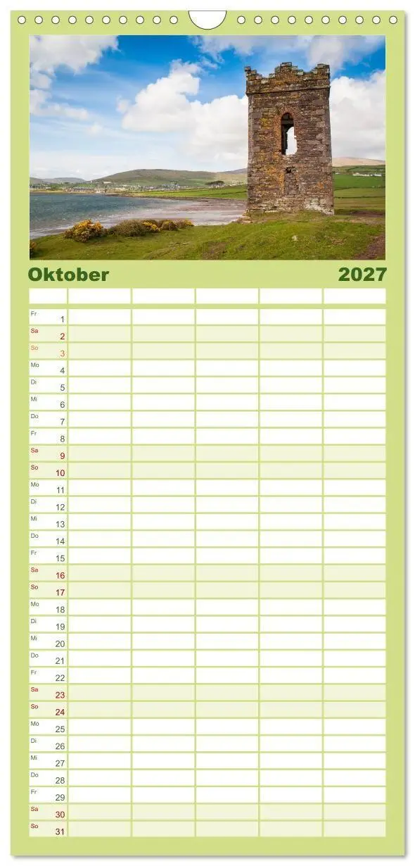Bild: 9783594338735 | Familienplaner 2027 - Irland. Wild Atlantic Views. mit 5 Spalten...