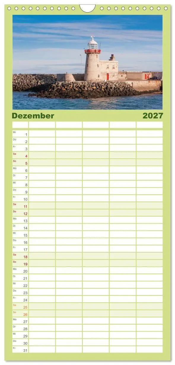 Bild: 9783594338735 | Familienplaner 2027 - Irland. Wild Atlantic Views. mit 5 Spalten...
