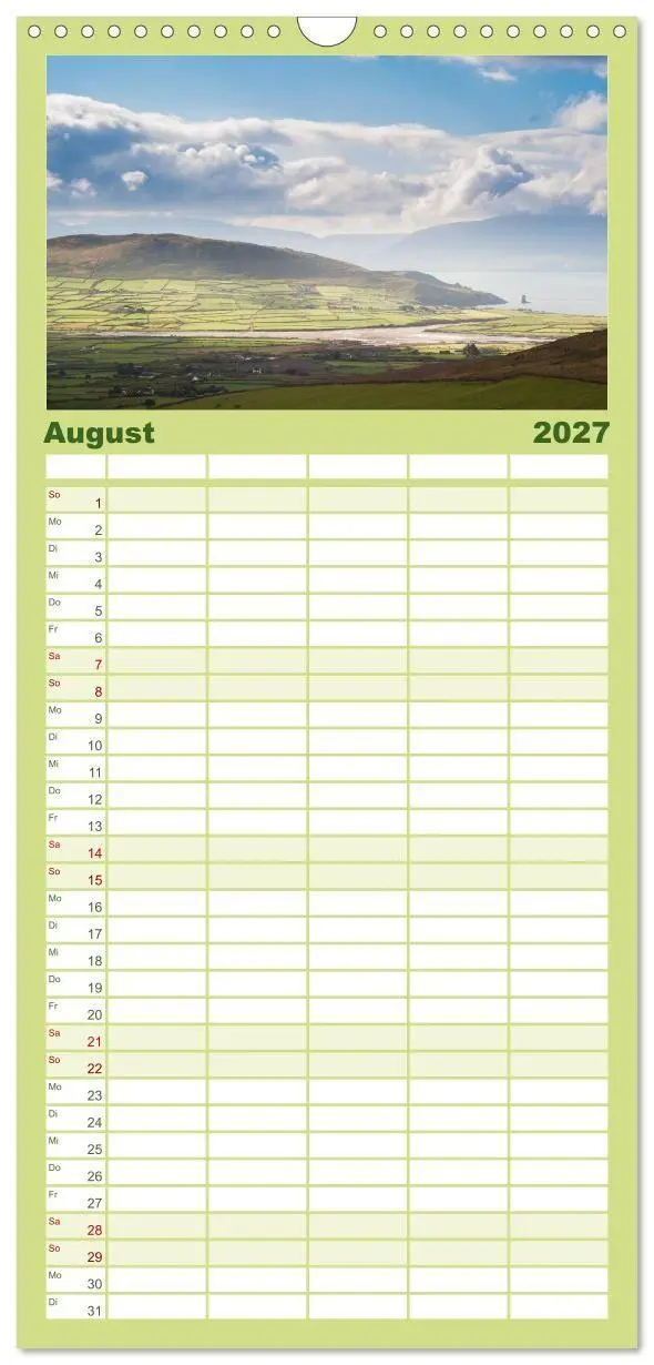Bild: 9783594338735 | Familienplaner 2027 - Irland. Wild Atlantic Views. mit 5 Spalten...