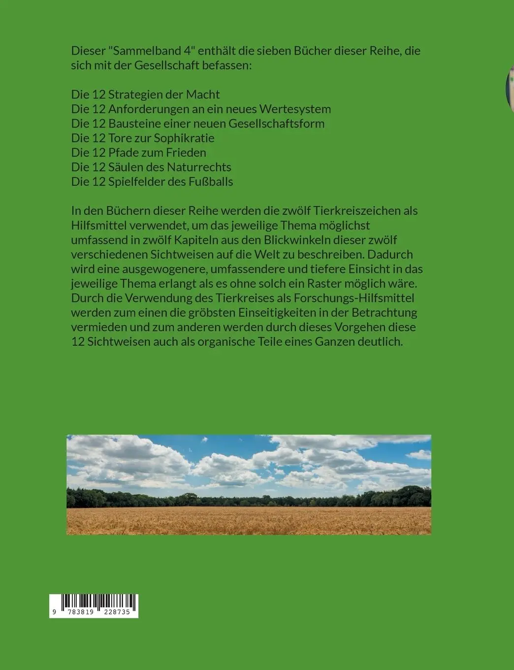 Rückseite: 9783819228735 | Sammelband: Gesellschaft | Entwürfe für die Zukunft - Band 41 | Buch
