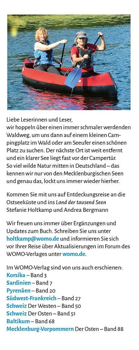 Autor: 9783869038735 | Entdeckertouren mit dem Wohnmobil Mecklenburg-Vorpommern Der Westen
