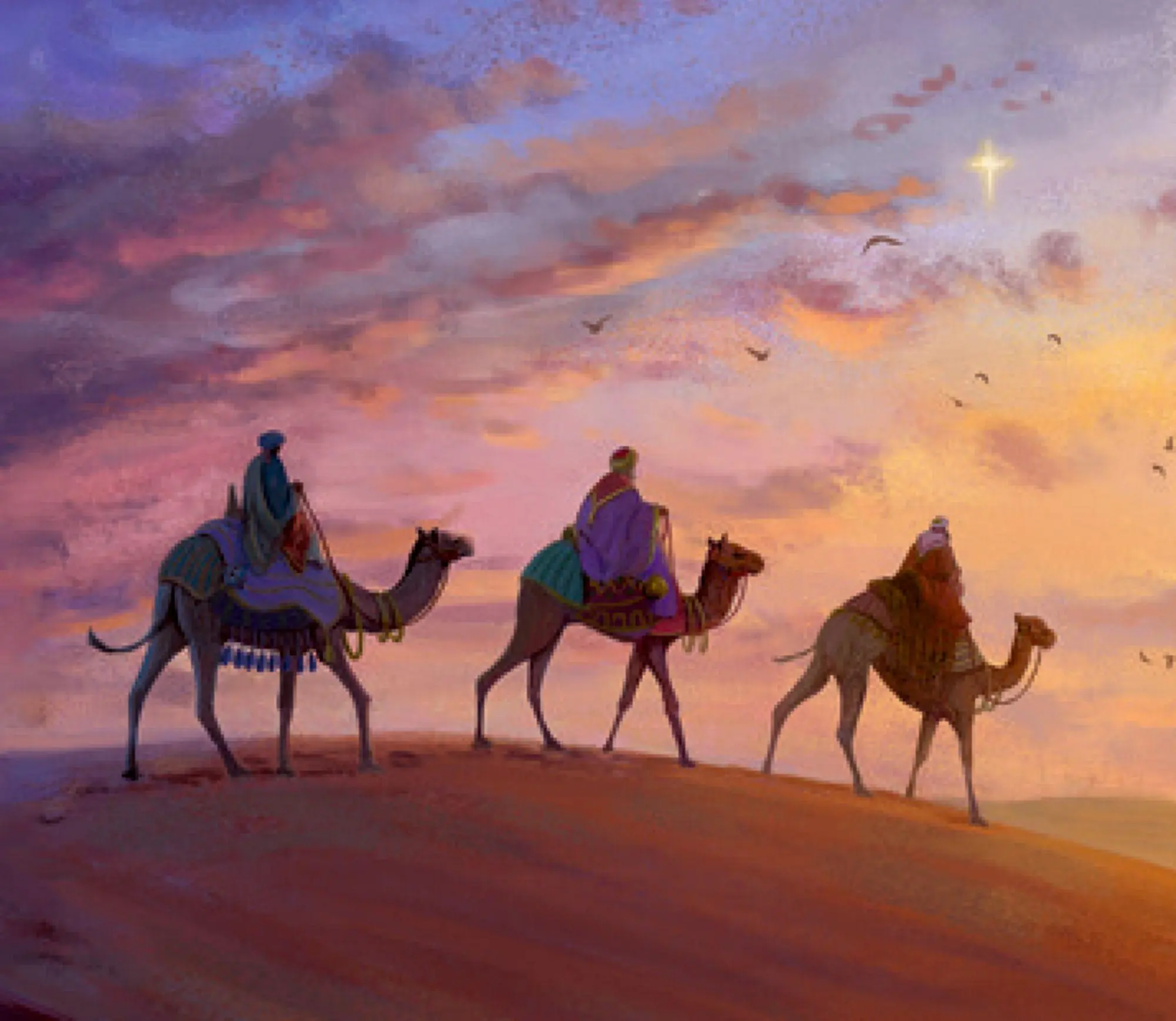 Bild: 4050003958835 | A3-Wand-Adventskalender - An der Weihnachtskrippe | Daniel Rodgers