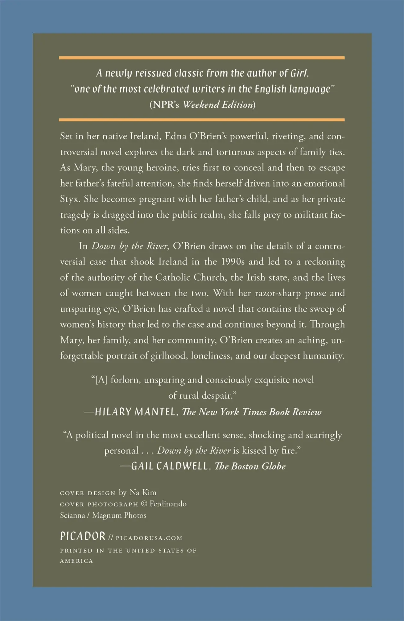 Rückseite: 9780374538835 | Down by the River | Edna O'Brien | Taschenbuch | Englisch | 2022