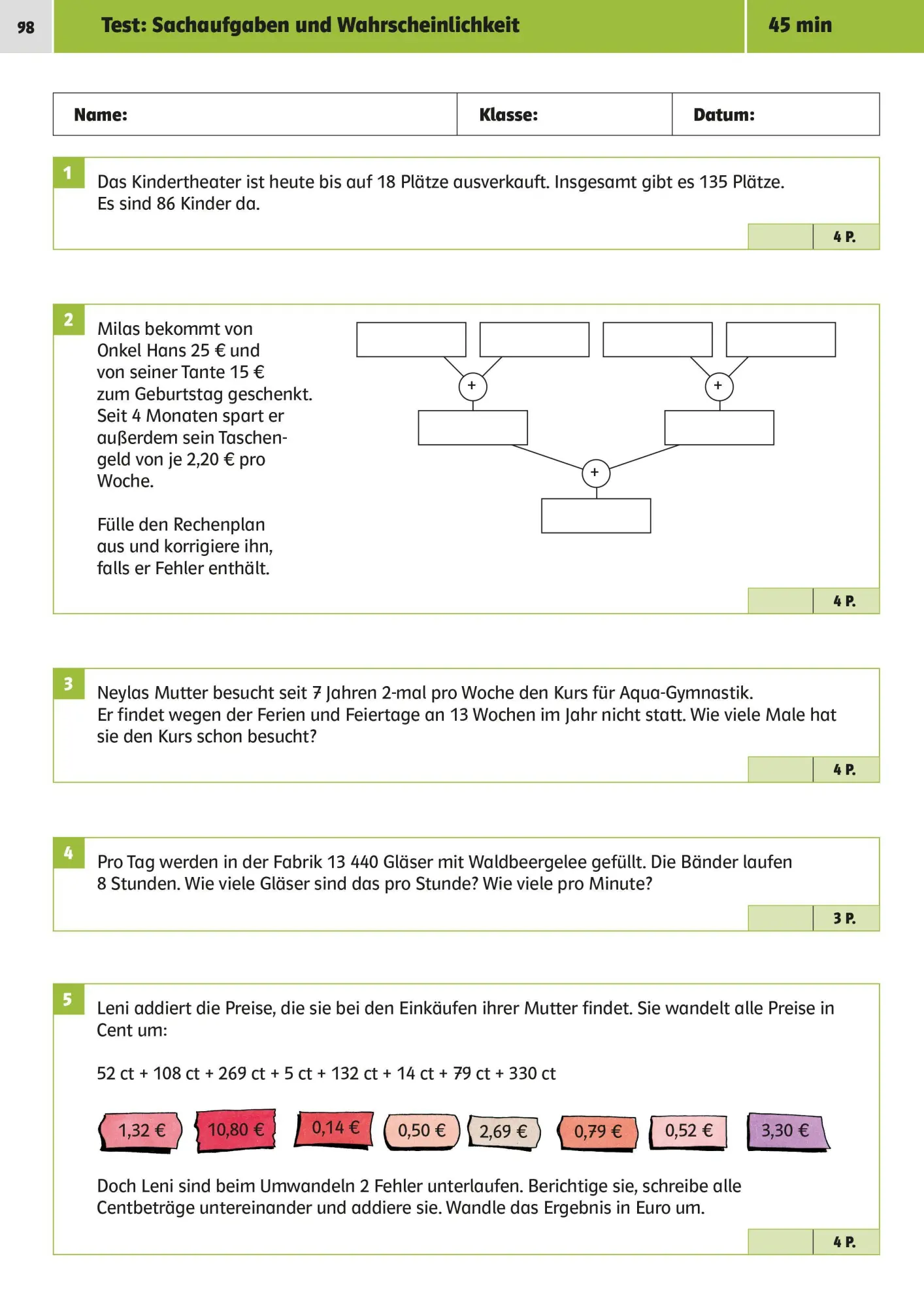 Bild: 9783129258835 | Sicher ins Gymnasium Mathematik 4. Klasse | Taschenbuch | 160 S.
