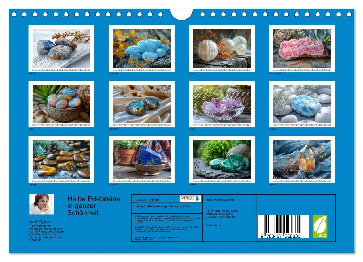 Bild: 9783457328835 | Halbe Edelsteine in ganzer Schönheit (Wandkalender 2026 DIN A4...