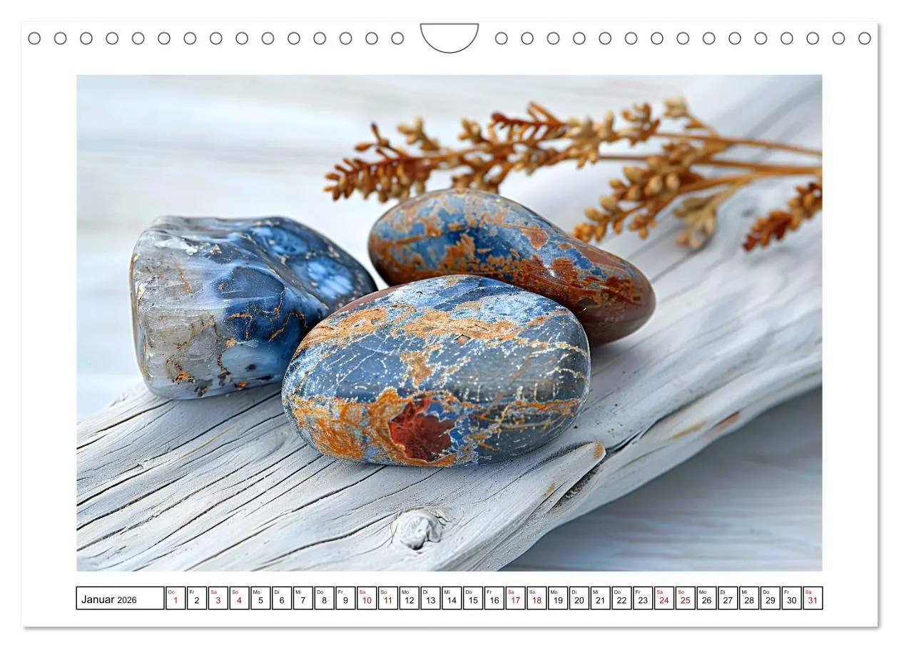 Bild: 9783457328835 | Halbe Edelsteine in ganzer Schönheit (Wandkalender 2026 DIN A4...
