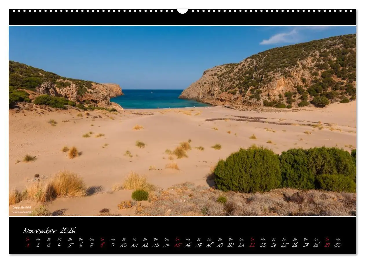 Bild: 9783516108835 | Sardinien Panoramakalender (hochwertiger Premium Wandkalender 2026...