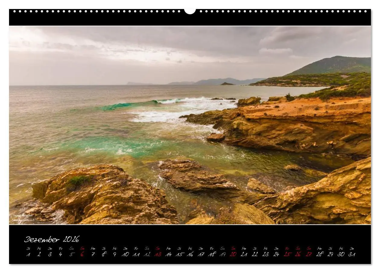 Bild: 9783516108835 | Sardinien Panoramakalender (hochwertiger Premium Wandkalender 2026...