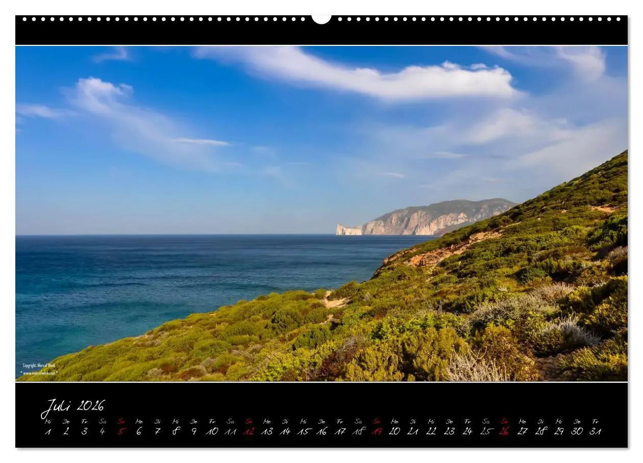Bild: 9783516108835 | Sardinien Panoramakalender (hochwertiger Premium Wandkalender 2026...
