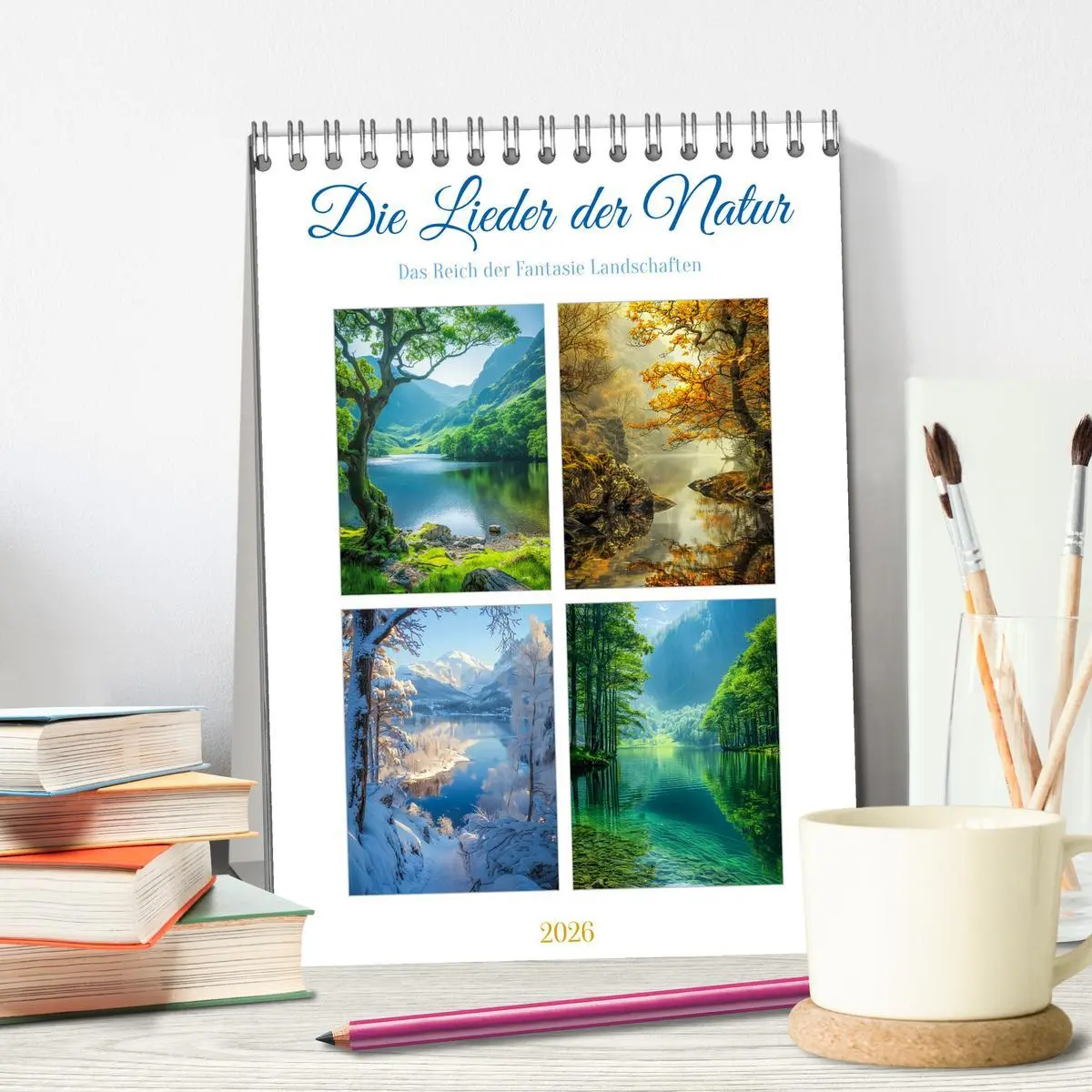Bild: 9783516278835 | Die Lieder der Natur (Tischkalender 2026 DIN A5 hoch), CALVENDO...