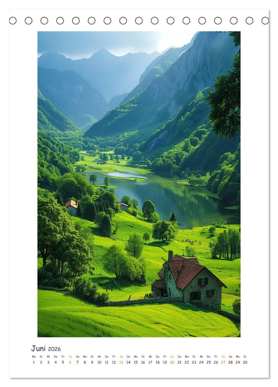 Bild: 9783516278835 | Die Lieder der Natur (Tischkalender 2026 DIN A5 hoch), CALVENDO...