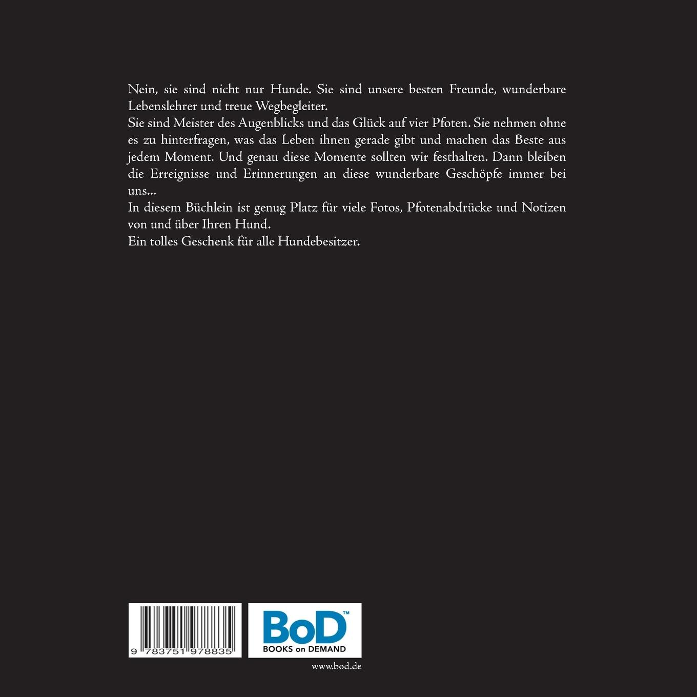Rückseite: 9783751978835 | Mein Hund | Erinnerungen und Ereignisse | Martina Kainz | Taschenbuch