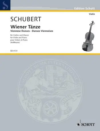 Cover: 9790001048835 | Wiener Tanze | Walzer, Deutsche Tanze und Landler | Franz Schubert