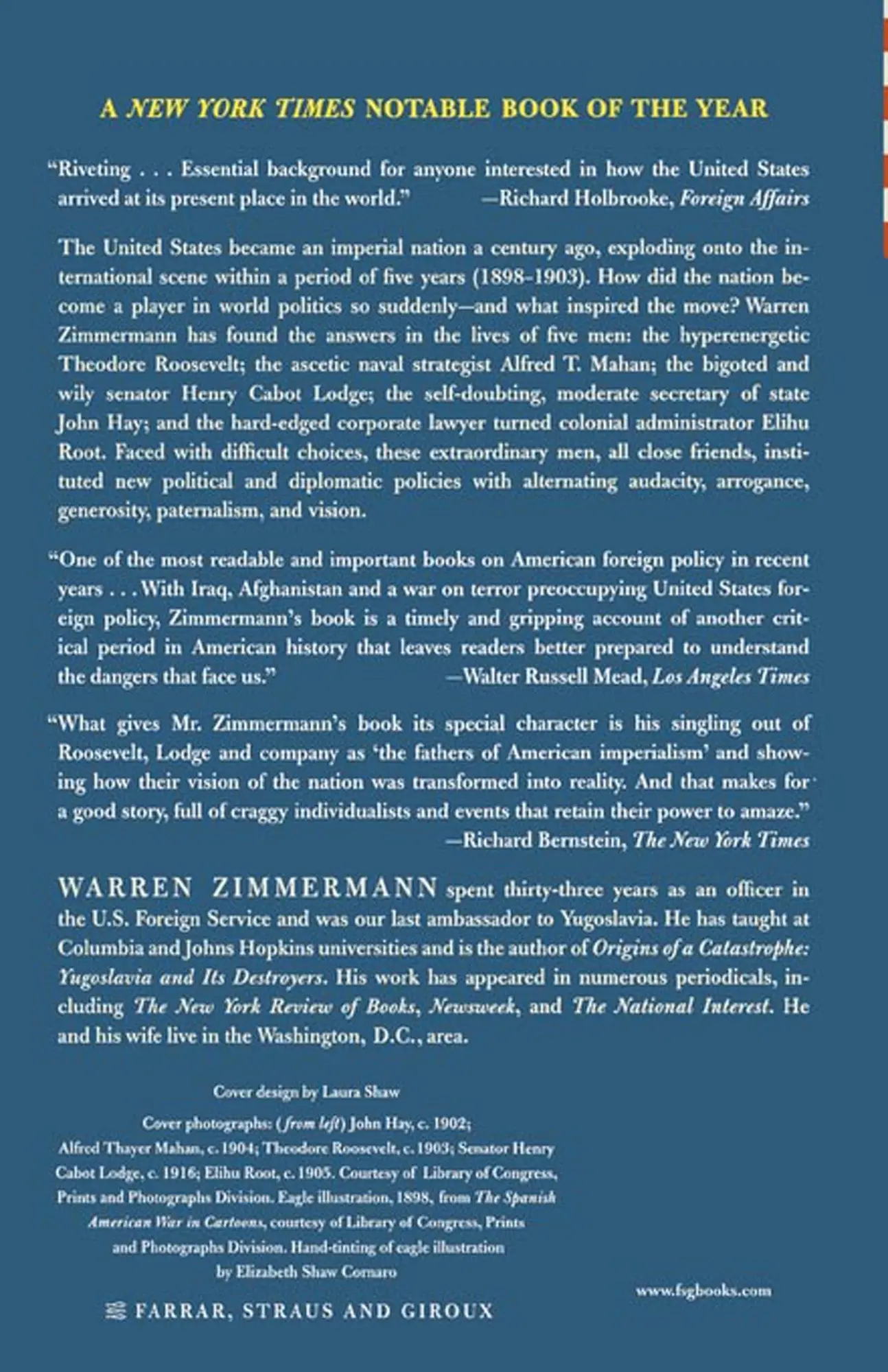 Rückseite: 9780374528935 | First Great Triumph | Warren Zimmermann | Taschenbuch | Englisch