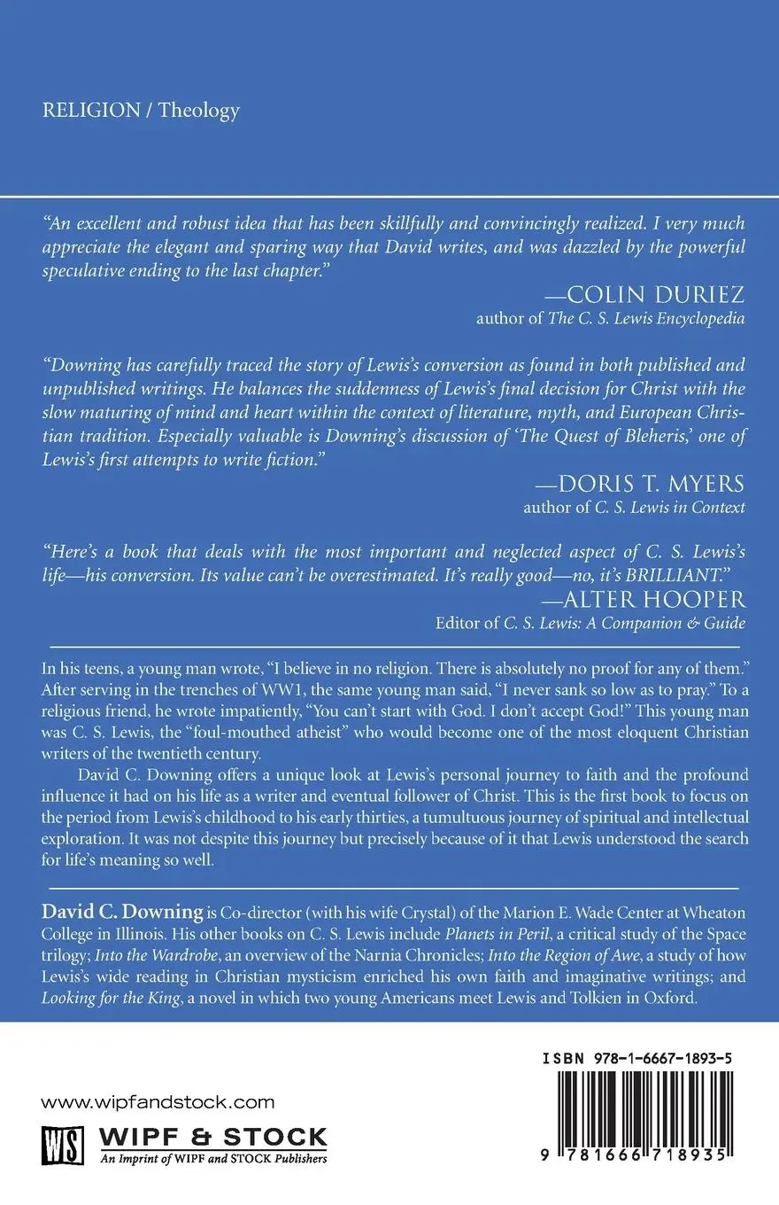 Rückseite: 9781666718935 | The Most Reluctant Convert | David C. Downing | Taschenbuch | Englisch