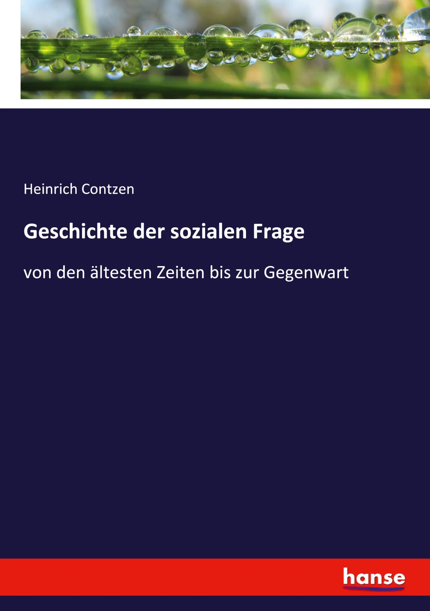 Geschichte der sozialen Frage: von den ältesten Zeiten bis zur Gegenwart