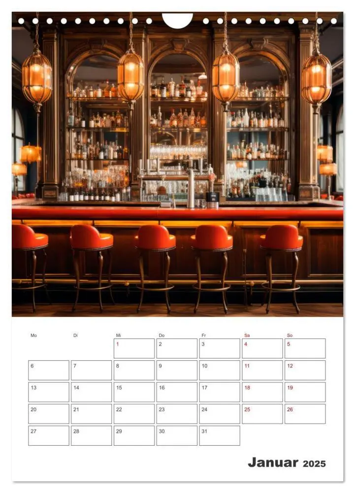 Bild: 9783435848935 | Bar- und Lounge-Atmosphäre (Wandkalender 2025 DIN A4 hoch),...