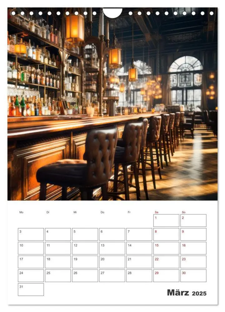 Bild: 9783435848935 | Bar- und Lounge-Atmosphäre (Wandkalender 2025 DIN A4 hoch),...