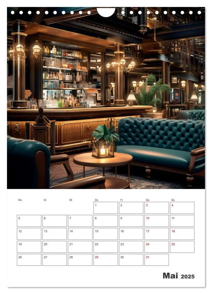 Bild: 9783435848935 | Bar- und Lounge-Atmosphäre (Wandkalender 2025 DIN A4 hoch),...