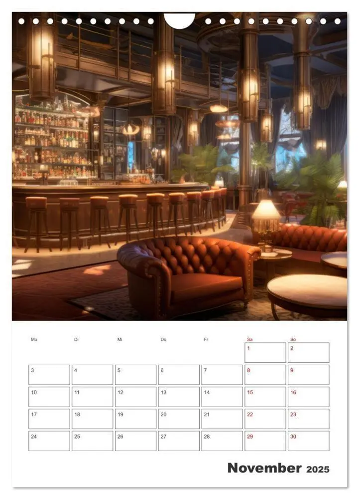 Bild: 9783435848935 | Bar- und Lounge-Atmosphäre (Wandkalender 2025 DIN A4 hoch),...