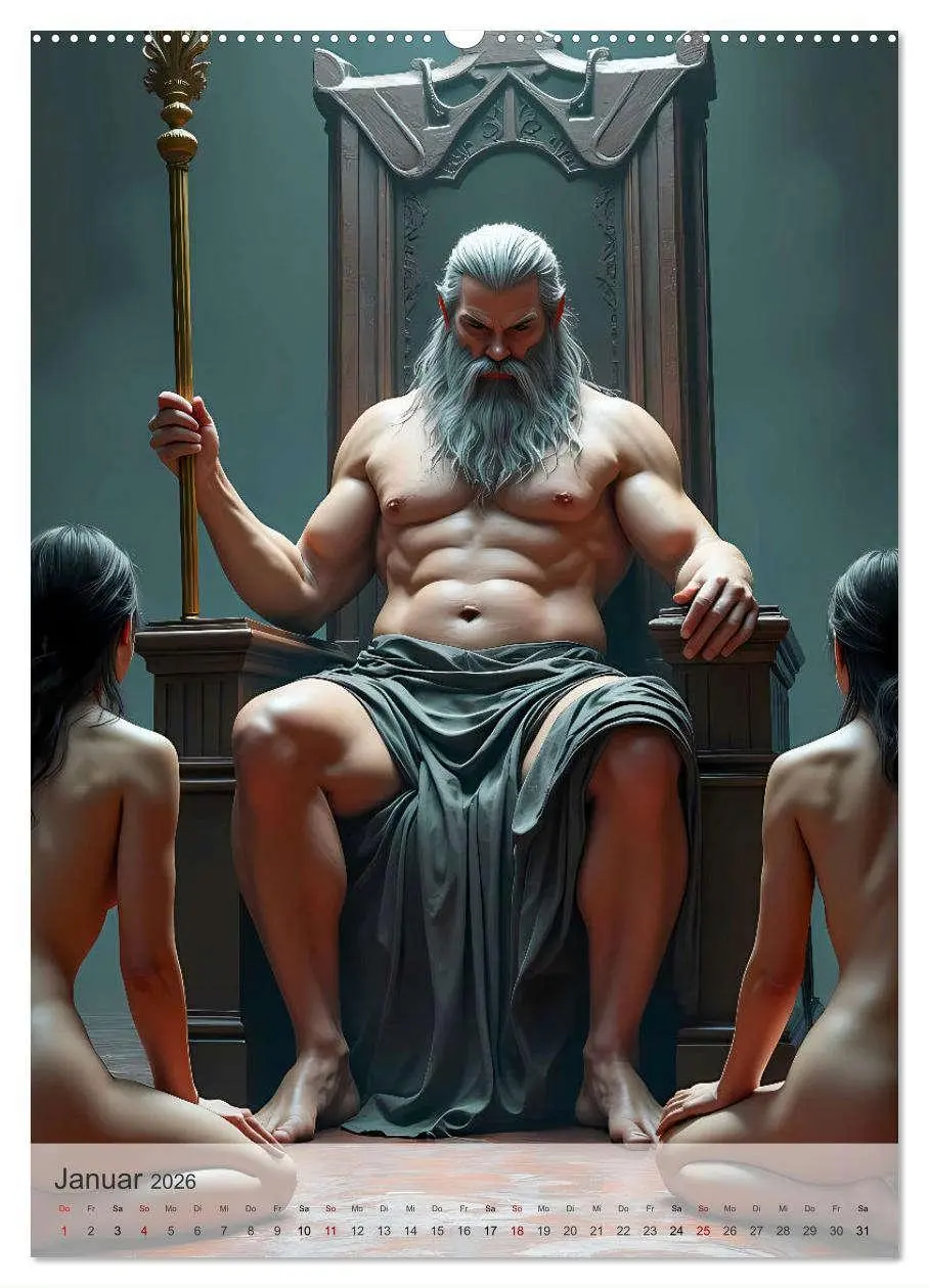 Bild: 9783457248935 | Spicy - Griechische Mythologie (Wandkalender 2026 DIN A2 hoch),...