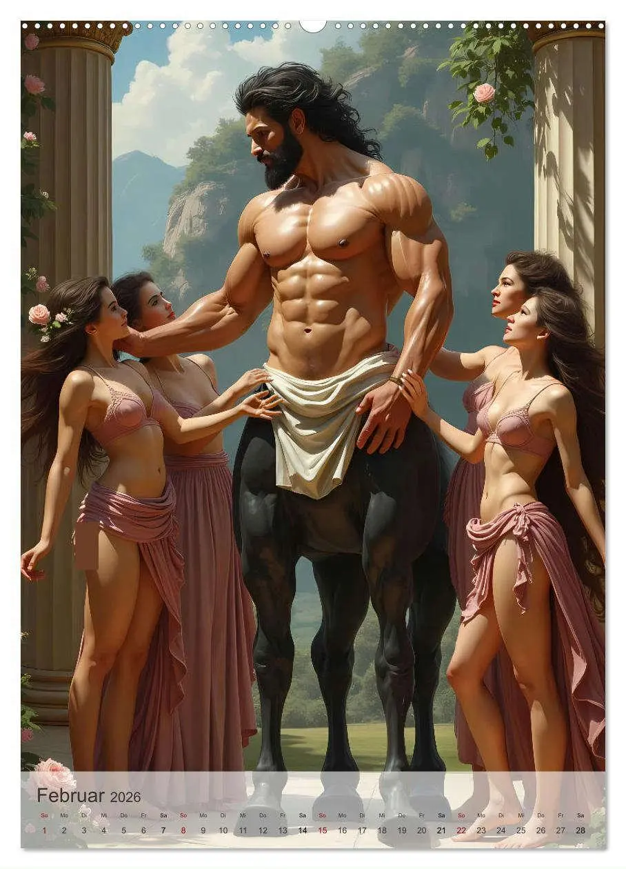Bild: 9783457248935 | Spicy - Griechische Mythologie (Wandkalender 2026 DIN A2 hoch),...