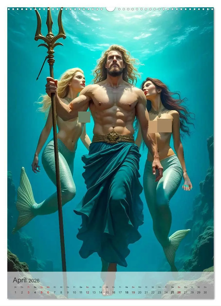 Bild: 9783457248935 | Spicy - Griechische Mythologie (Wandkalender 2026 DIN A2 hoch),...