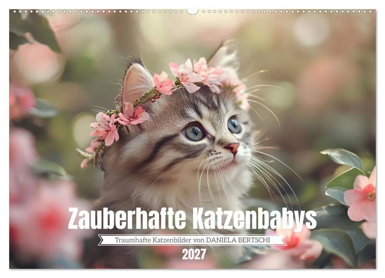 Cover: 9783569048935 | Zauberhafte Katzenbabys (Wandkalender 2027 DIN A2 quer), CALVENDO...