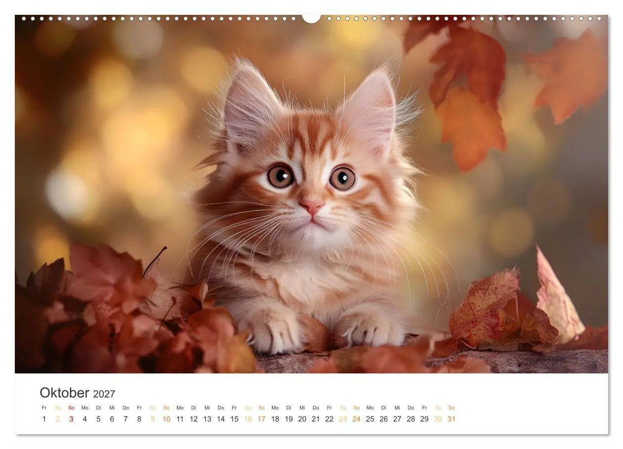 Bild: 9783569048935 | Zauberhafte Katzenbabys (Wandkalender 2027 DIN A2 quer), CALVENDO...