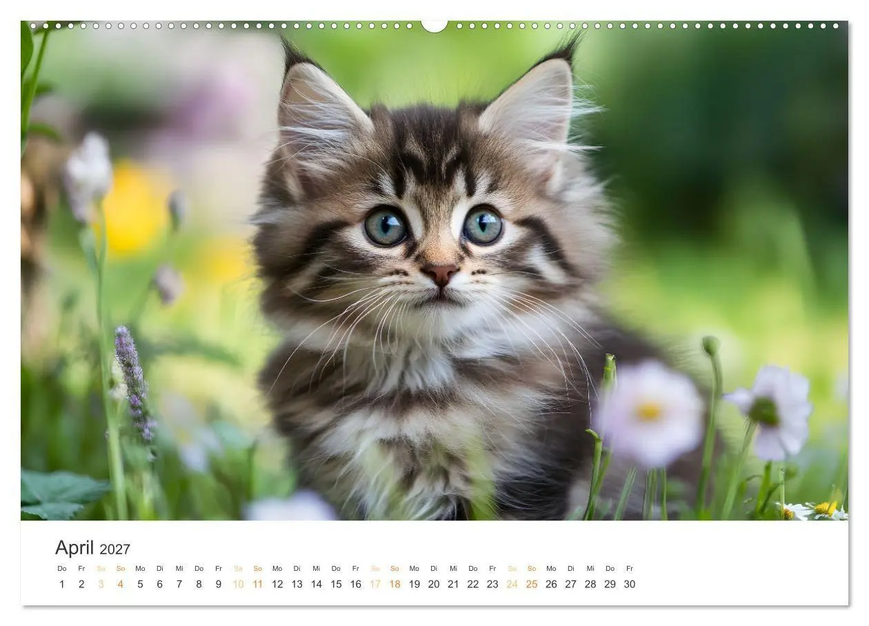 Bild: 9783569048935 | Zauberhafte Katzenbabys (Wandkalender 2027 DIN A2 quer), CALVENDO...