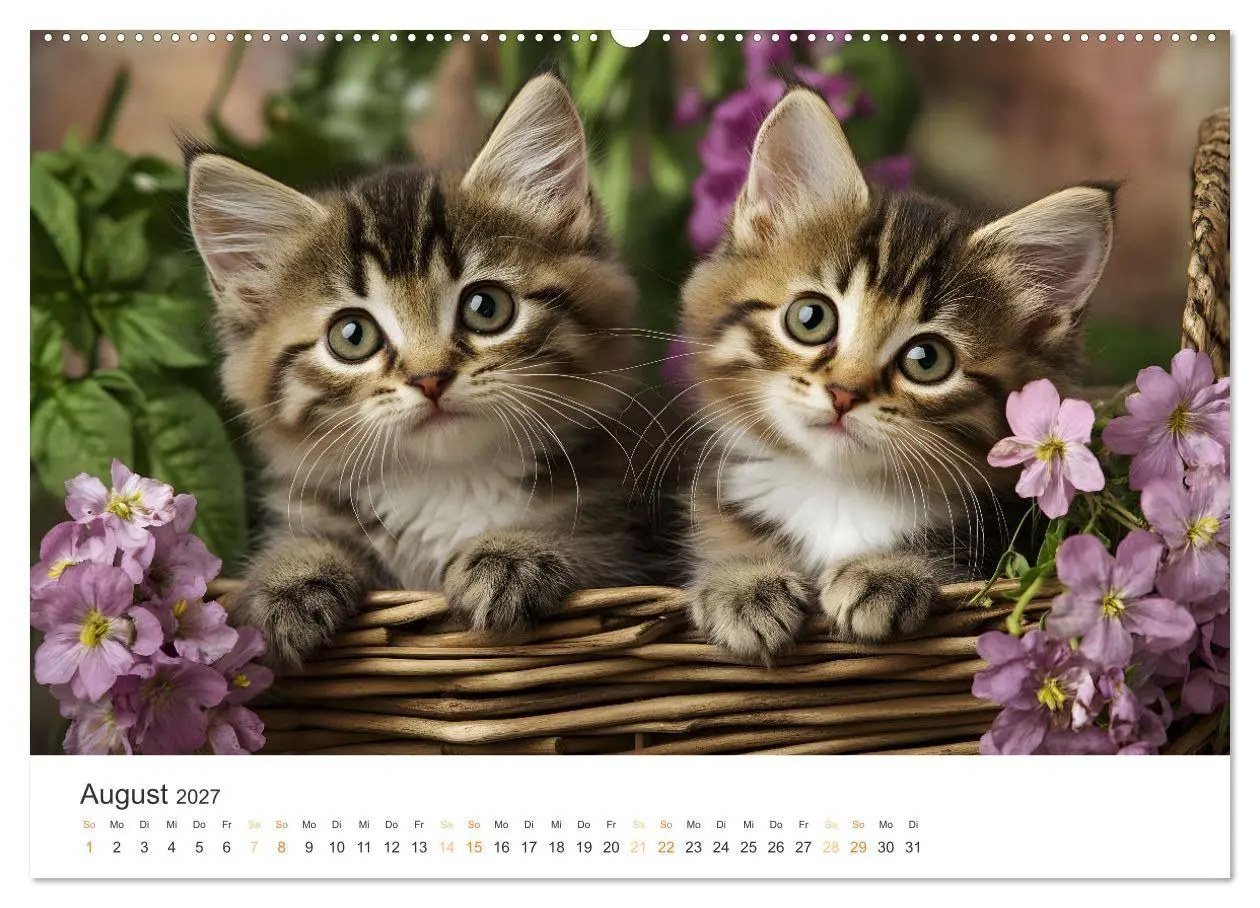 Bild: 9783569048935 | Zauberhafte Katzenbabys (Wandkalender 2027 DIN A2 quer), CALVENDO...