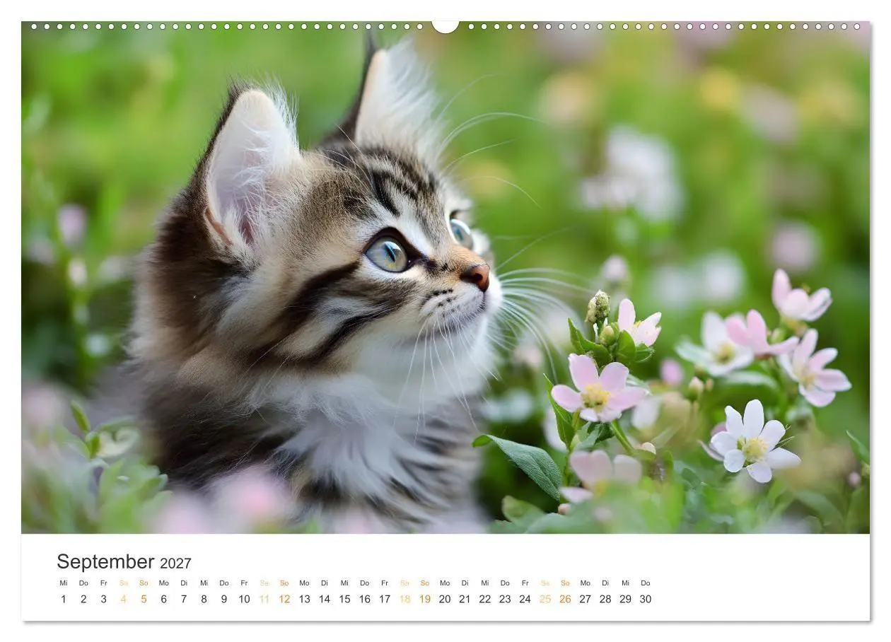 Bild: 9783569048935 | Zauberhafte Katzenbabys (Wandkalender 2027 DIN A2 quer), CALVENDO...
