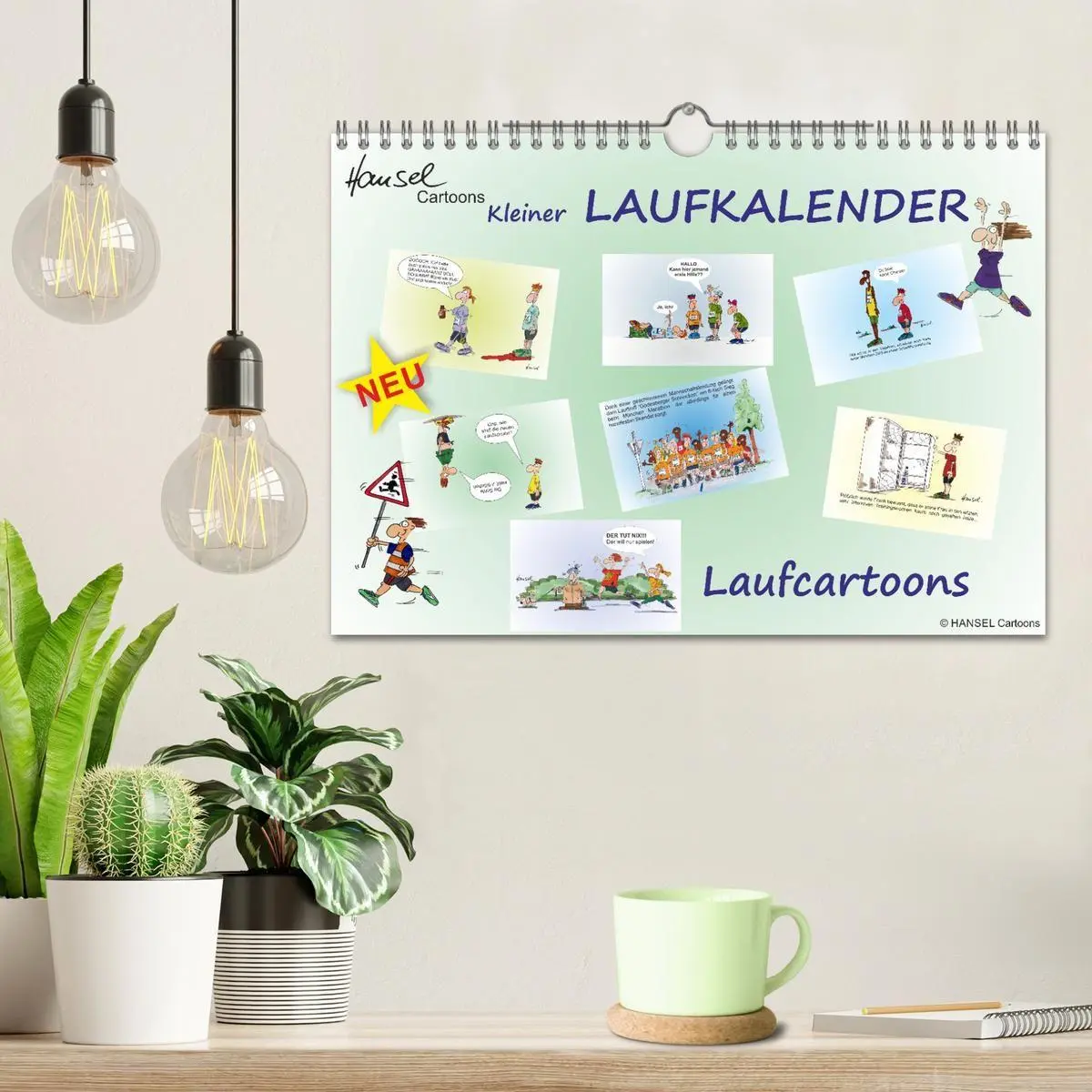 Bild: 9783569358935 | HANSELs kleiner Laufkalender (Wandkalender 2027 DIN A4 quer),...