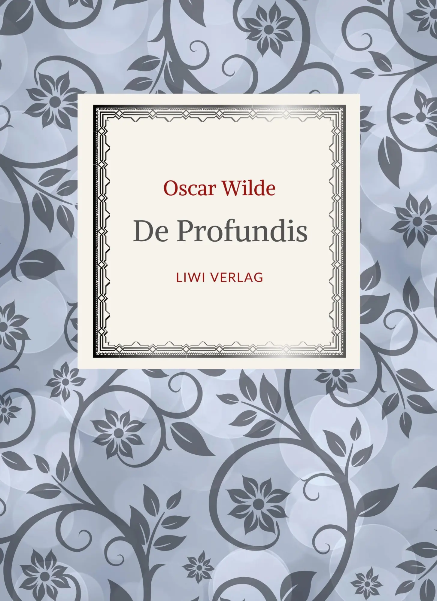 Cover: 9783965428935 | Oscar Wilde: De Profundis. Neuausgabe der Übersetzung von Max...