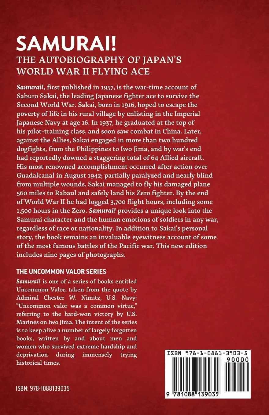Rückseite: 9781088139035 | Samurai! | The Autobiography of Japan's World War II Flying Ace | Buch