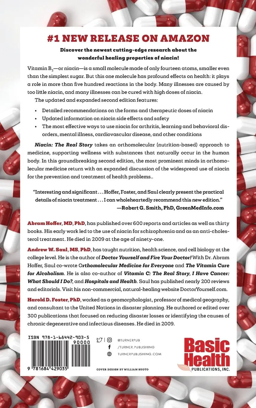 Rückseite: 9781684429035 | Niacin | The Real Story (2nd Edition) | Andrew W. Saul (u. a.) | Buch