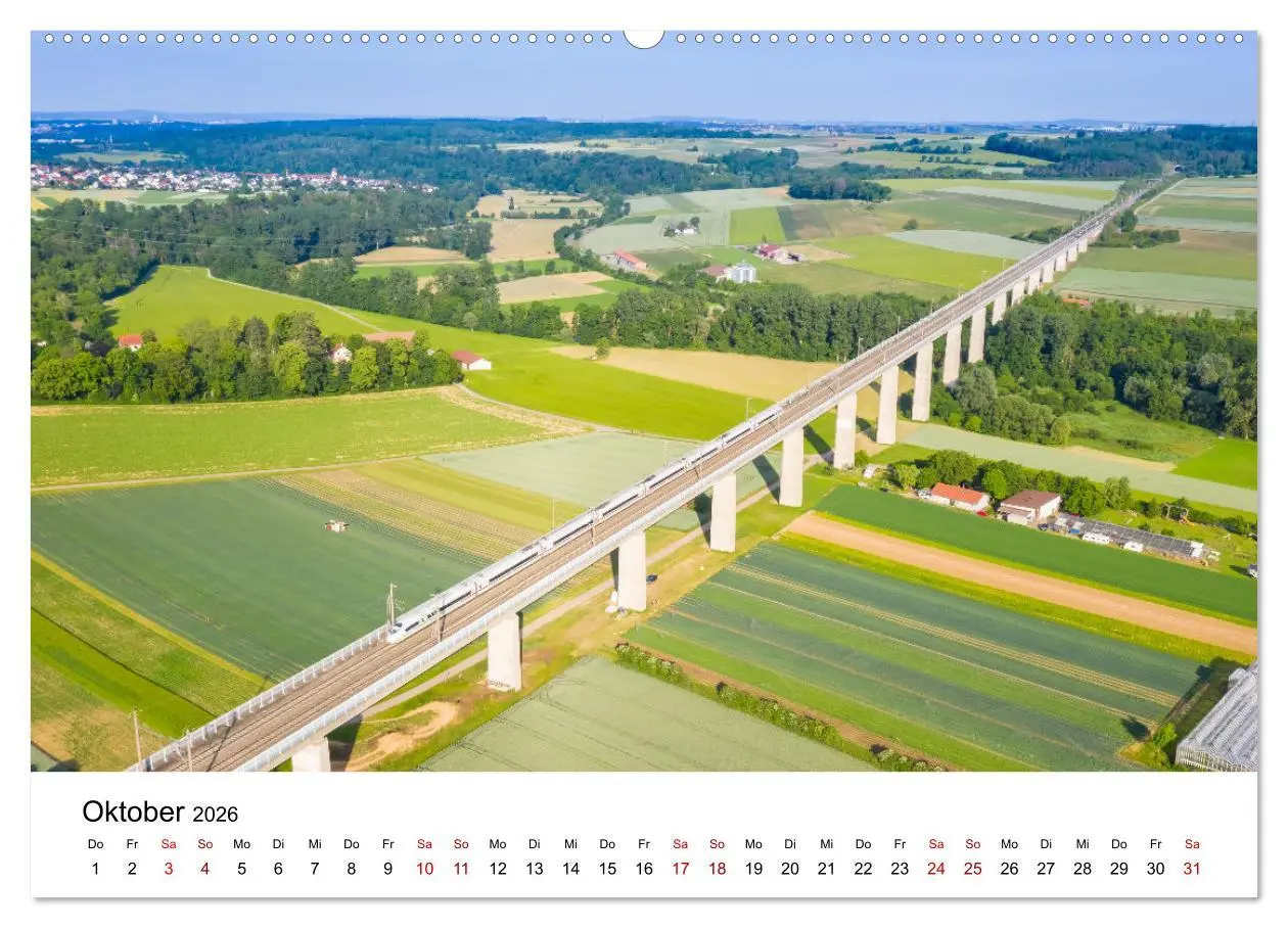 Bild: 9783457449035 | Eisenbahn in Deutschland (hochwertiger Premium Wandkalender 2026...