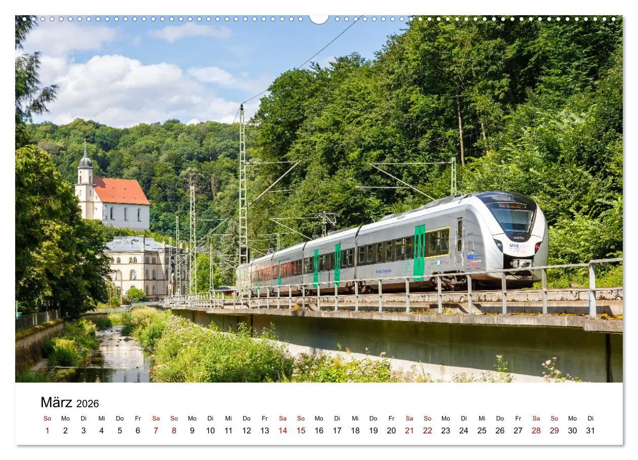 Bild: 9783457449035 | Eisenbahn in Deutschland (hochwertiger Premium Wandkalender 2026...