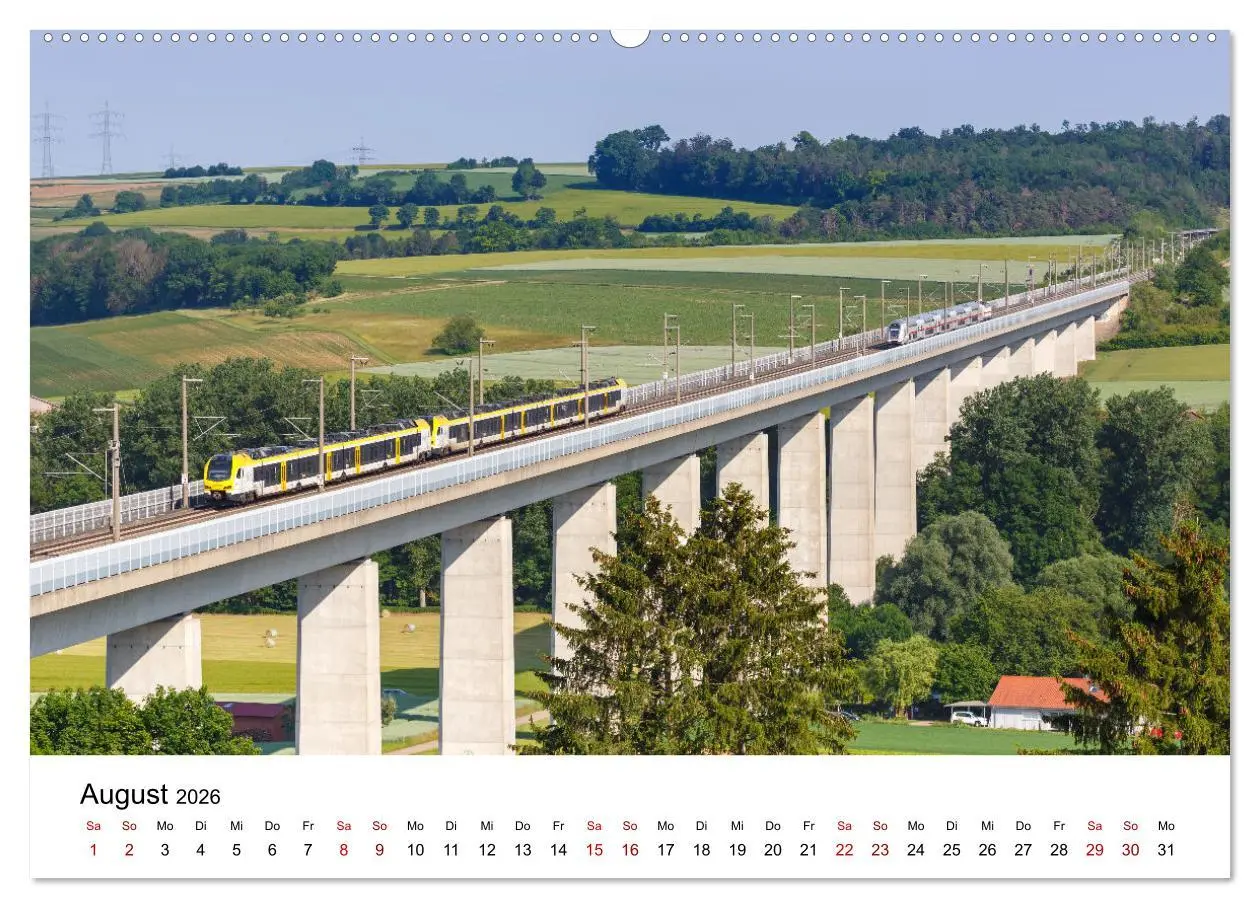 Bild: 9783457449035 | Eisenbahn in Deutschland (hochwertiger Premium Wandkalender 2026...